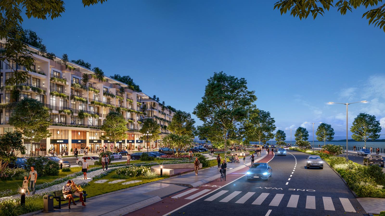 Trung tầng Marina – Phố chuyên gia nước ngoài đầu tiên tại Vinh